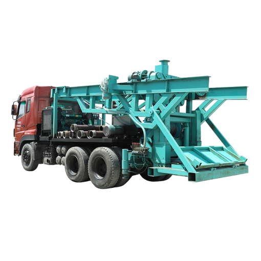 8寸后八輪汽車(chē)鉆機